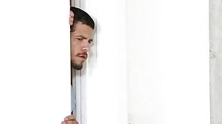 Teen Megan Rain getting fucked by her horny stepbro