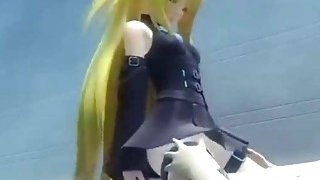 3D Hentai Tiny Teen Fucked On The Roof